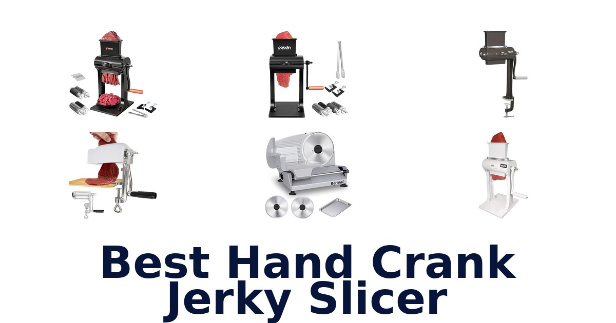 best hand crank jerky slicer