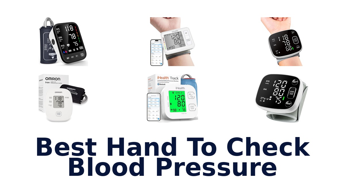 best hand to check blood pressure