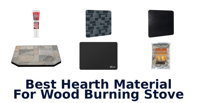 best hearth material for wood burning stove