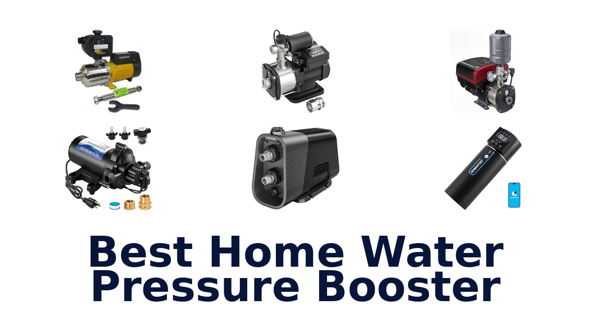 best home water pressure booster