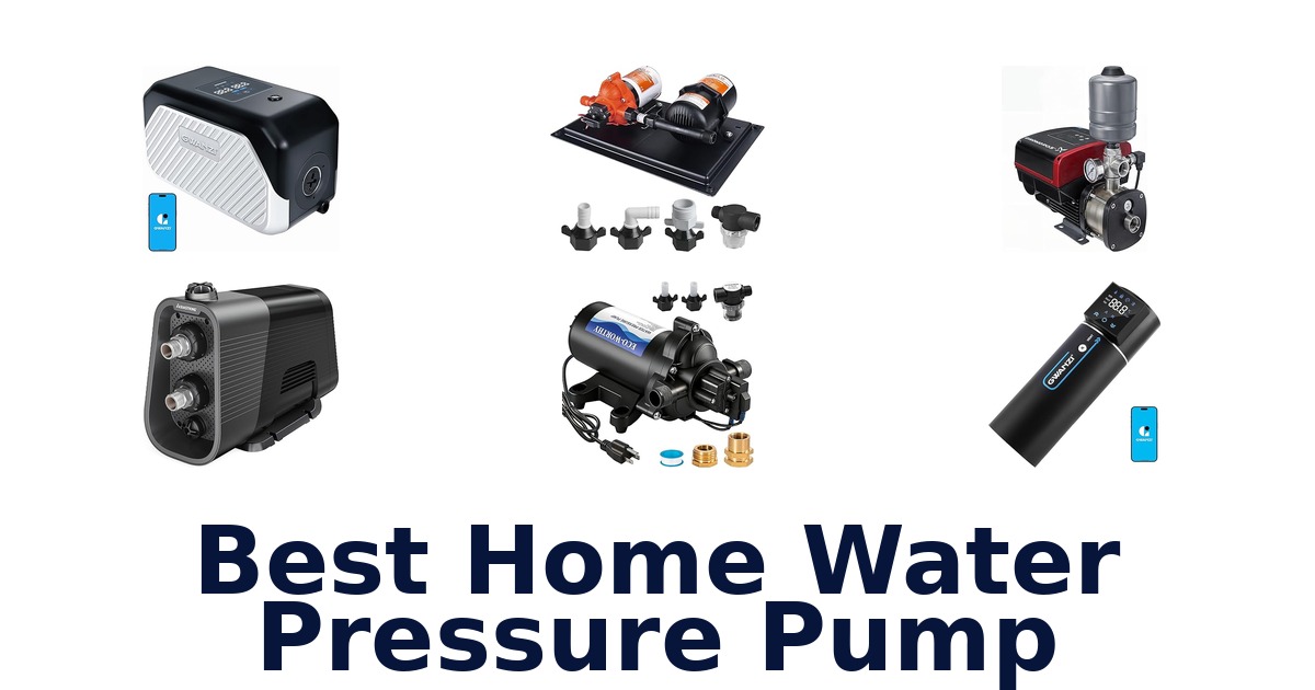best home water pressure pump