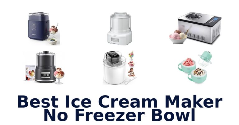 best ice cream maker no freezer bowl