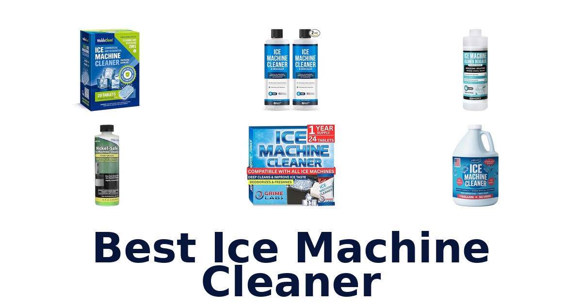 best ice machine cleaner