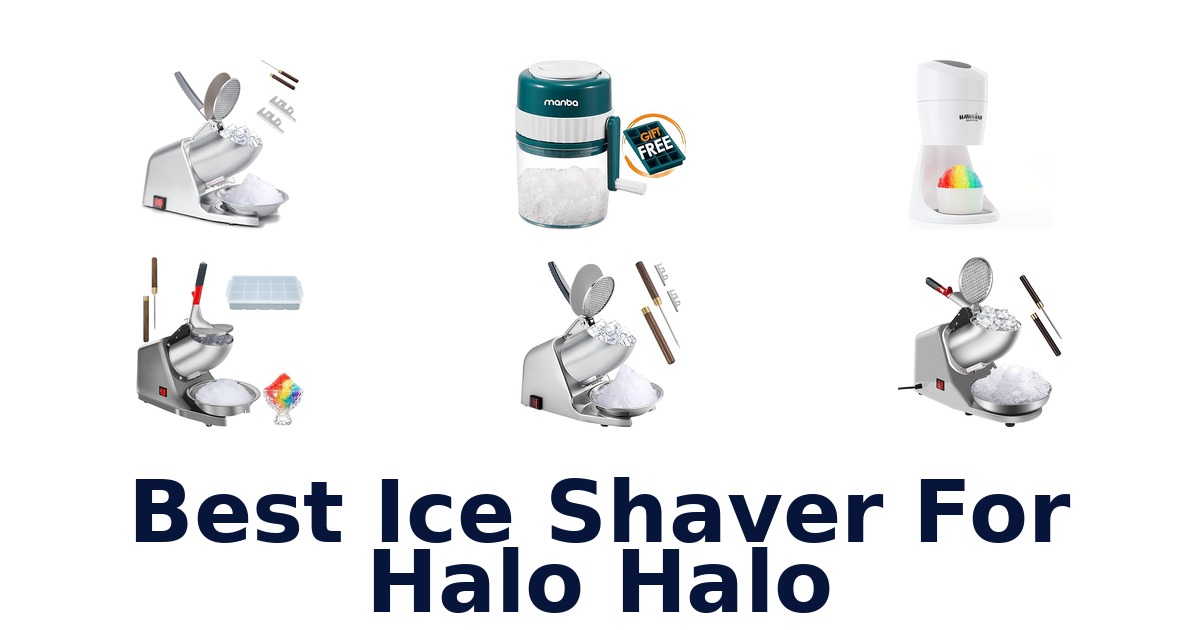 best ice shaver for halo halo