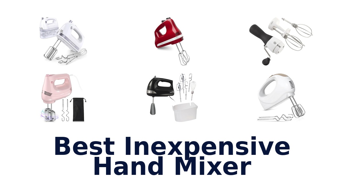best inexpensive hand mixer