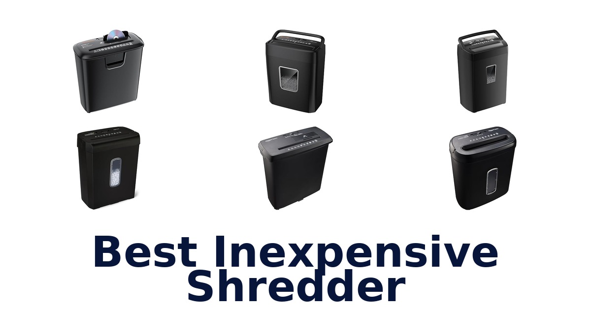 best inexpensive shredder