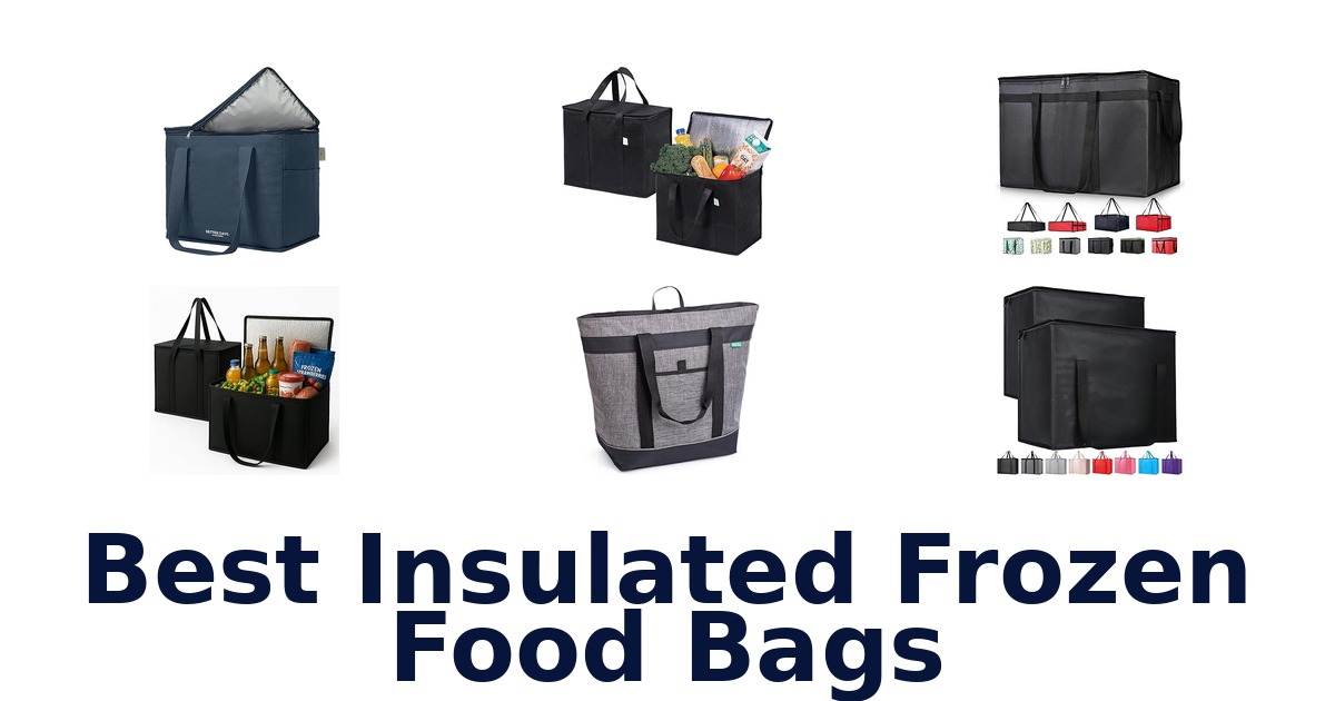 best insulated frozen food bags