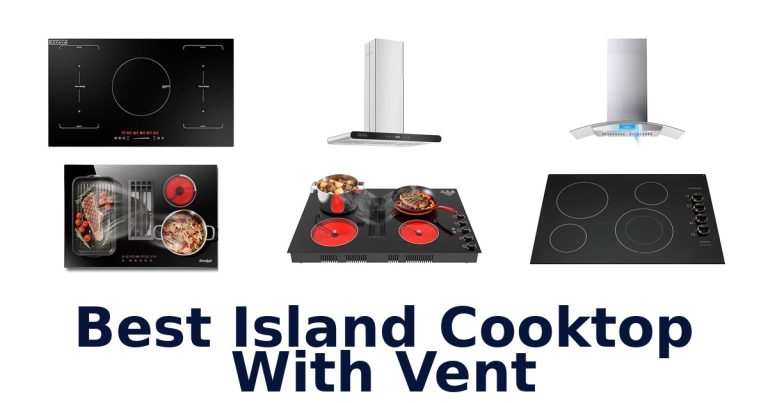 best island cooktop with vent