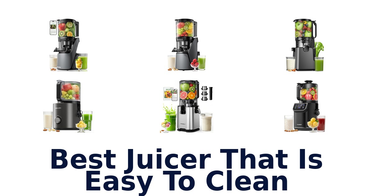 best juicer that is easy to clean