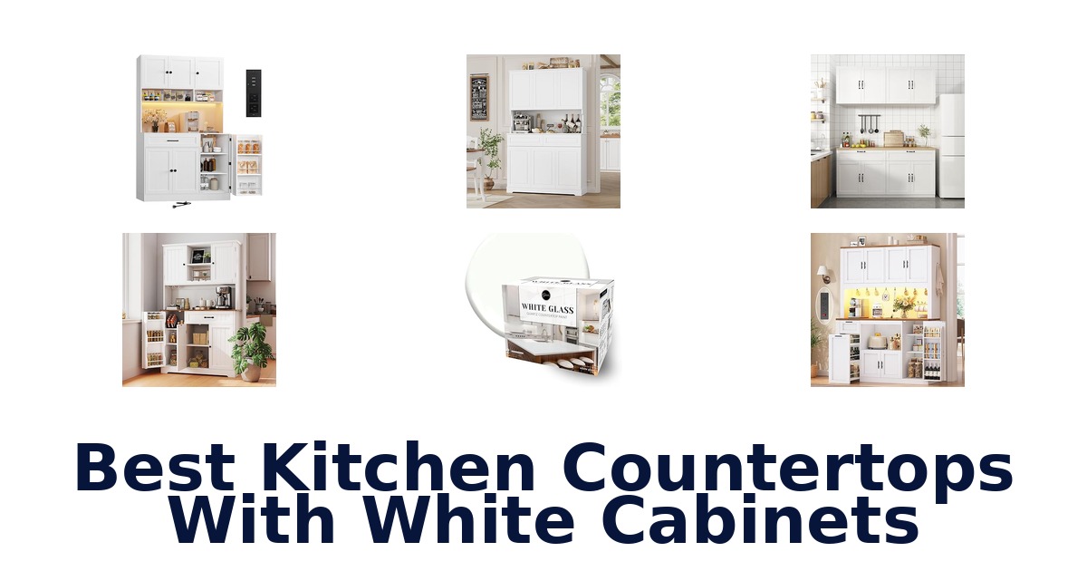 best kitchen countertops with white cabinets