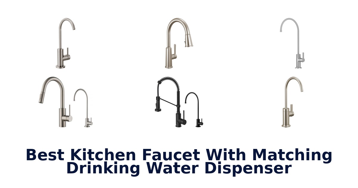 best kitchen faucet with matching drinking water dispenser