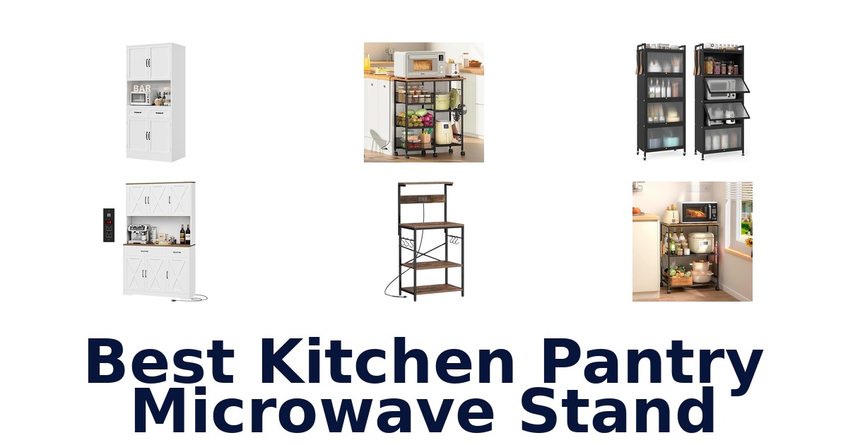 best kitchen pantry microwave stand