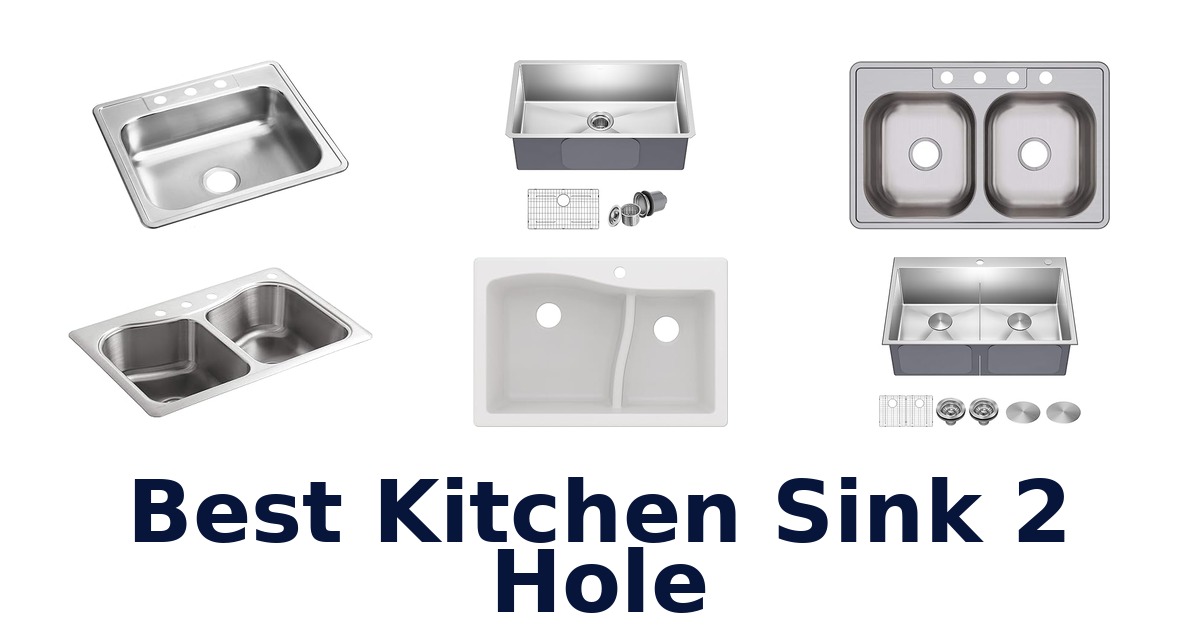 best kitchen sink 2 hole