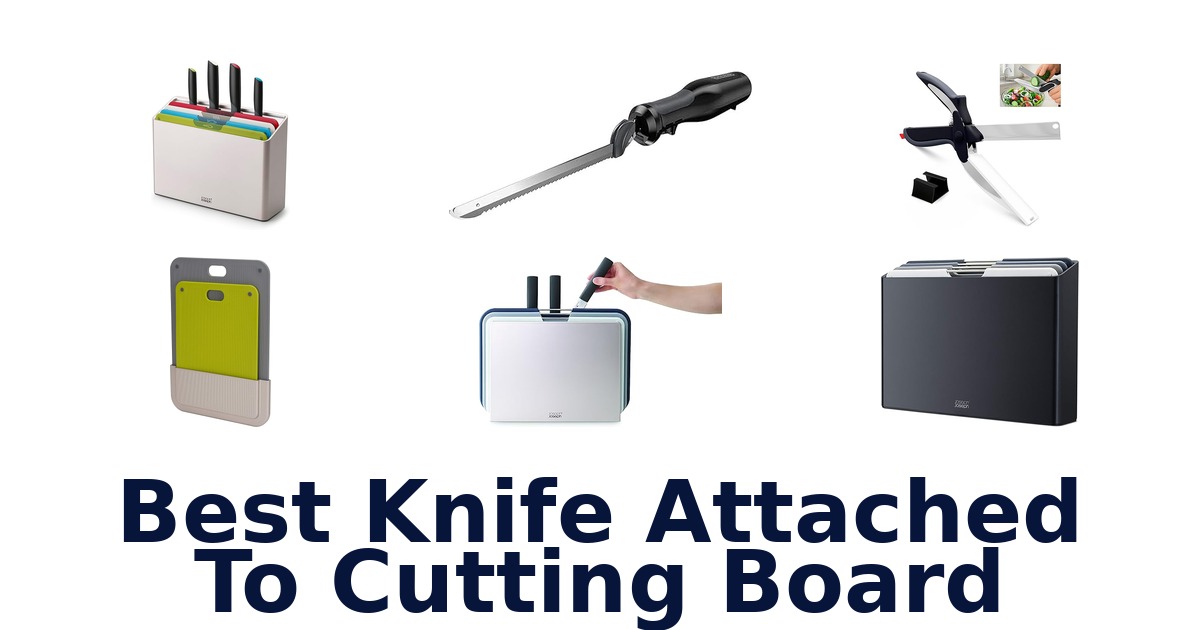 best knife attached to cutting board