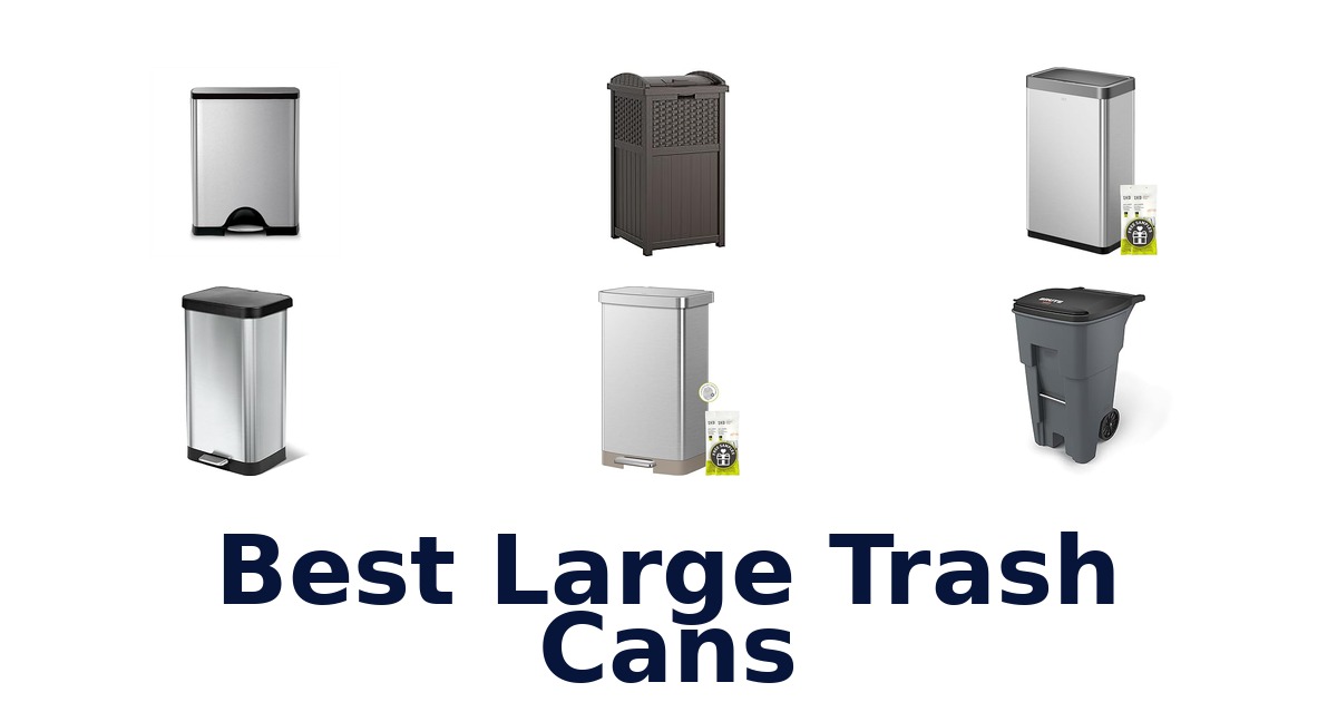 best large trash cans