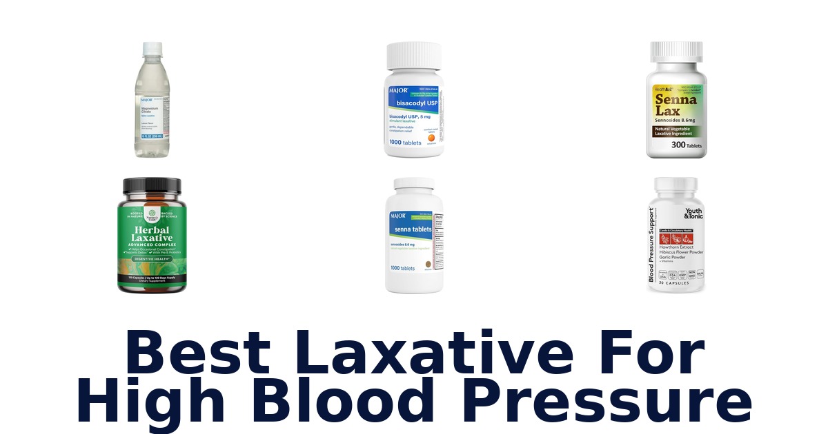 best laxative for high blood pressure