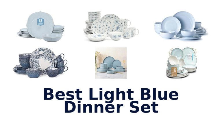 best light blue dinner set