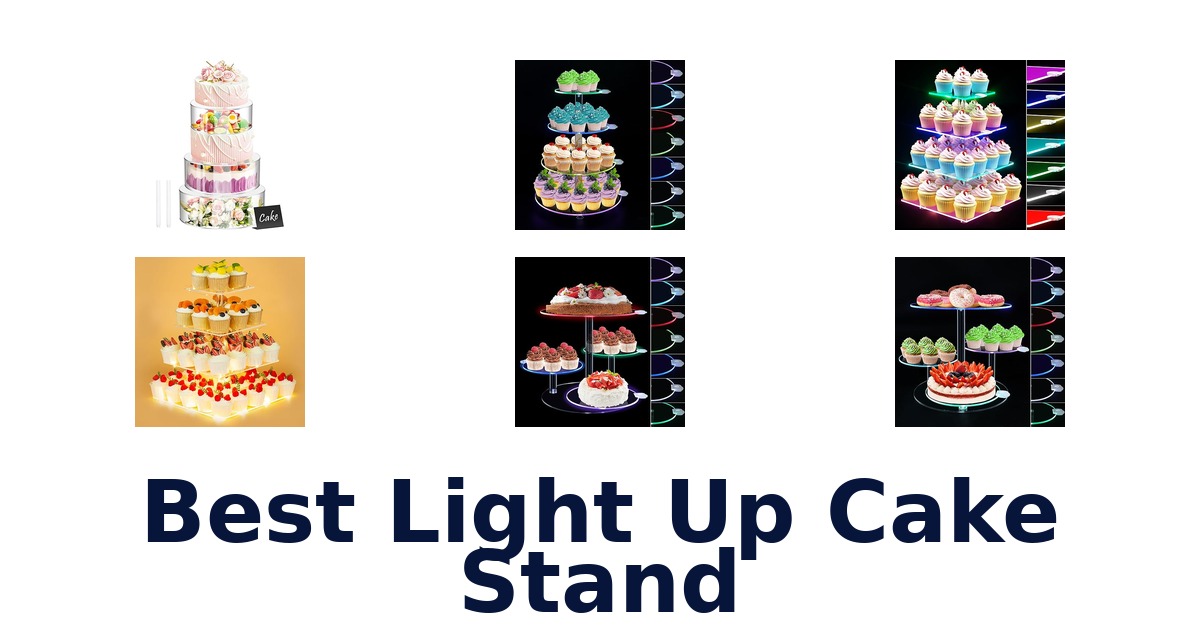 best light up cake stand