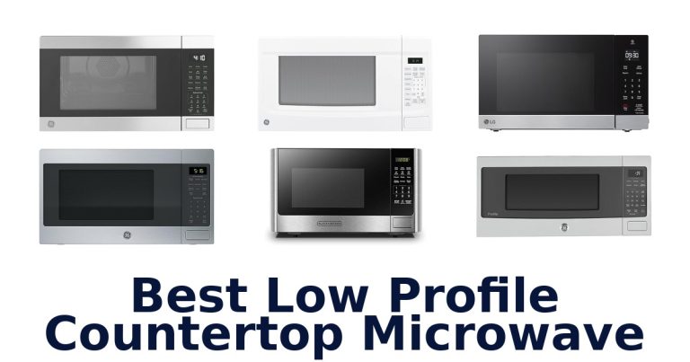 best low profile countertop microwave
