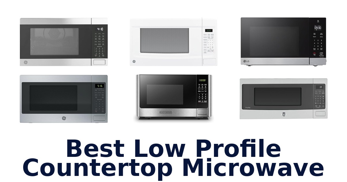 best low profile countertop microwave