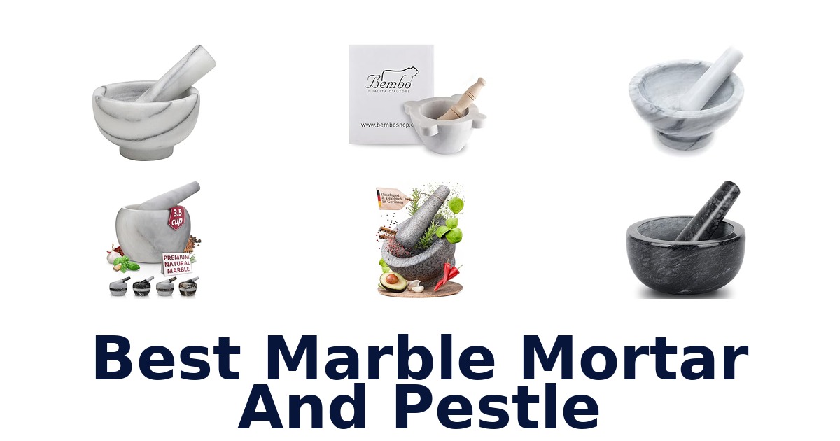 best marble mortar and pestle
