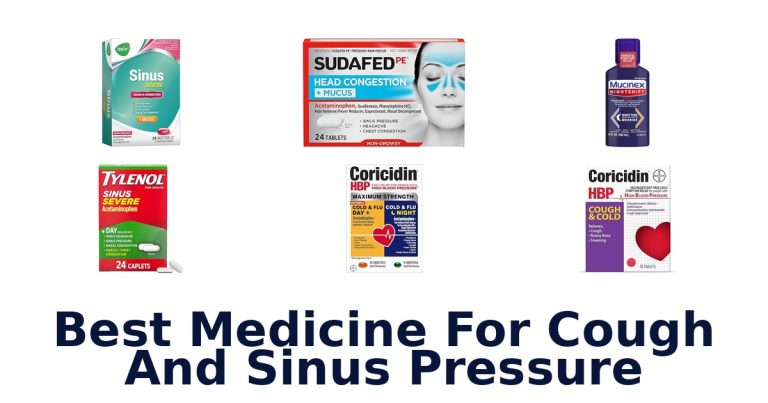 best medicine for cough and sinus pressure