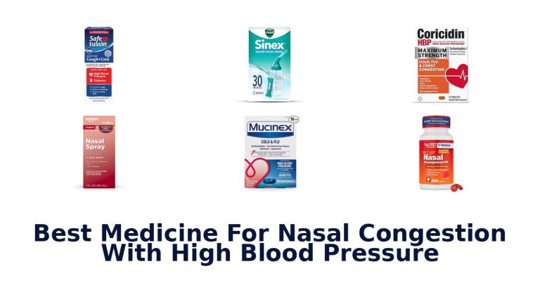 best medicine for nasal congestion with high blood pressure