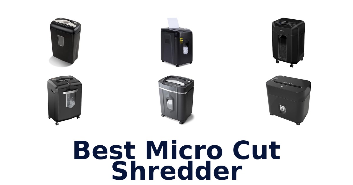 best micro cut shredder