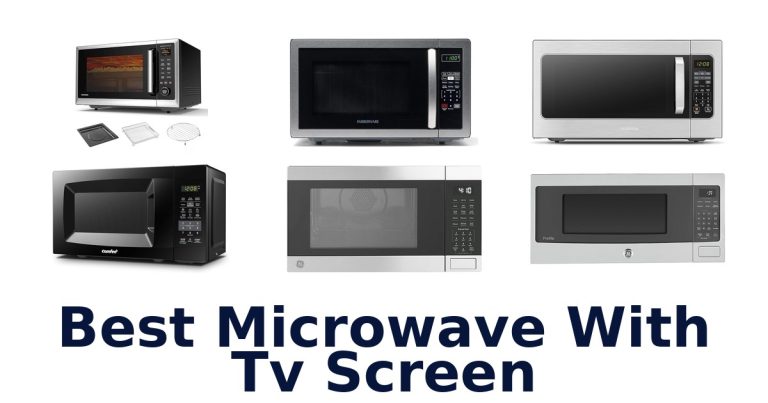 best microwave with tv screen