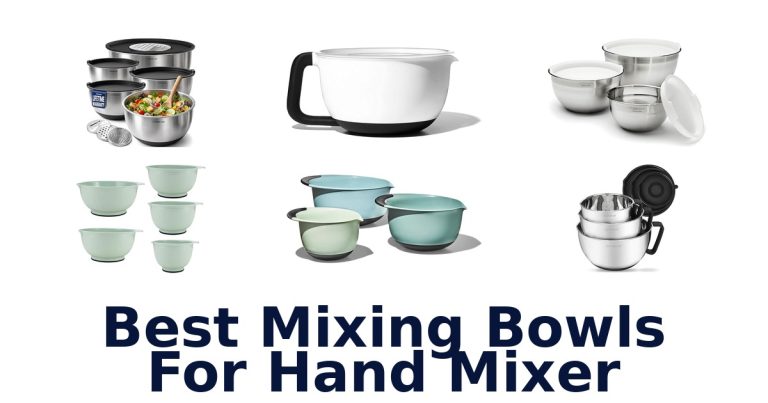 best mixing bowls for hand mixer