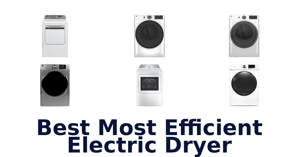 best most efficient electric dryer