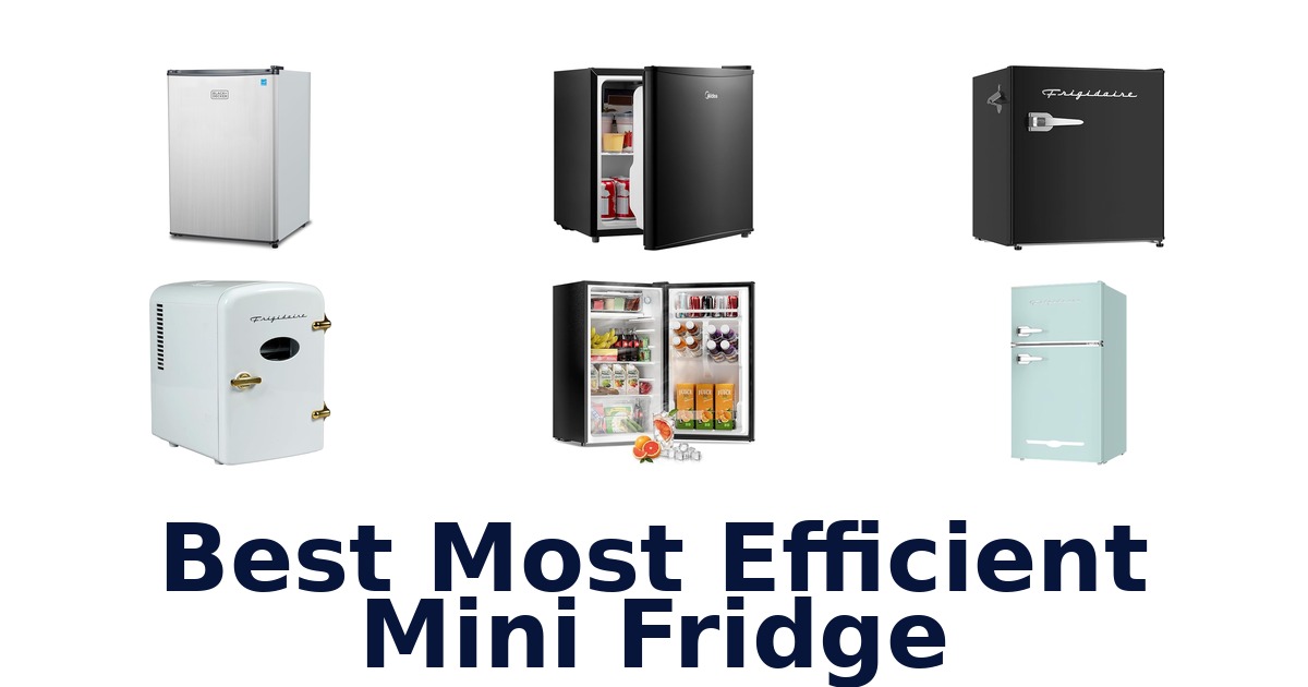 best most efficient mini fridge