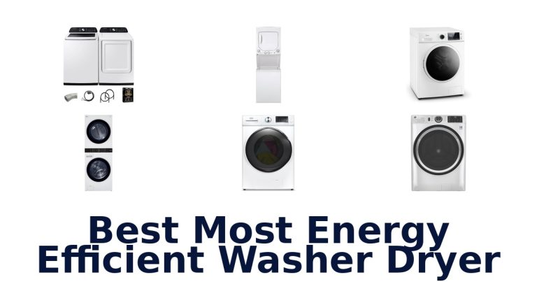 best most energy efficient washer dryer