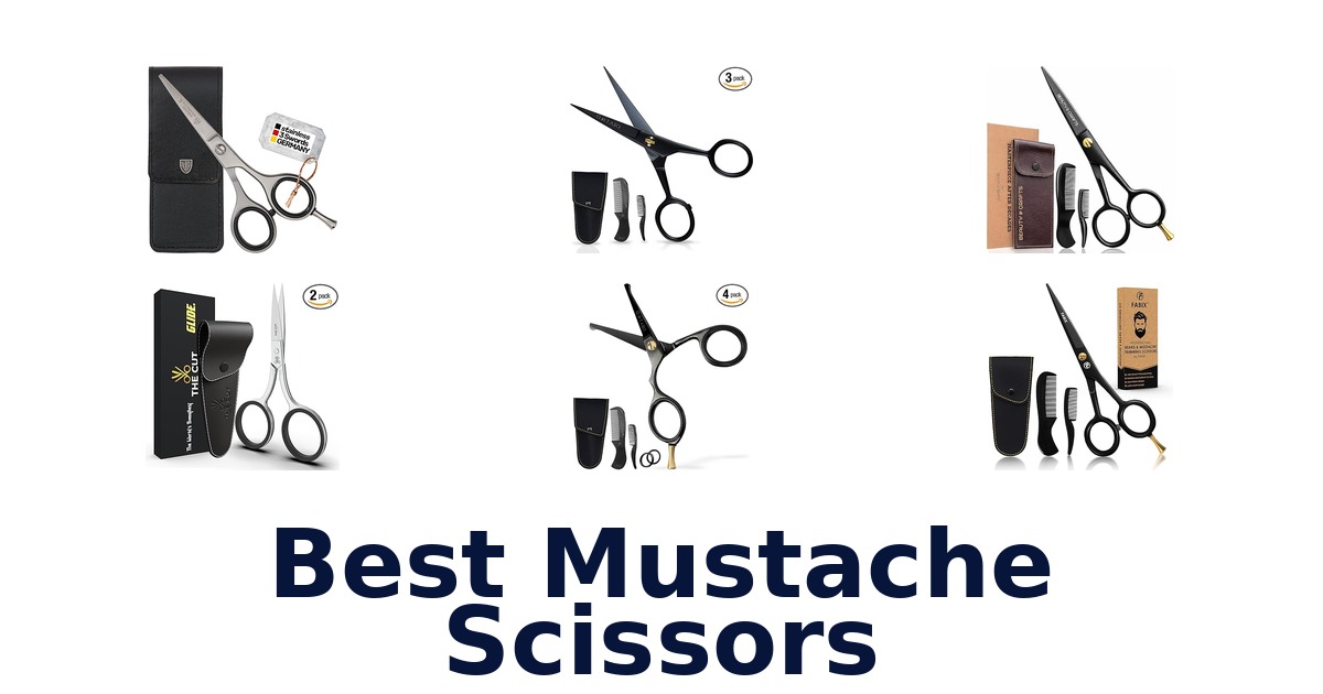 best mustache scissors