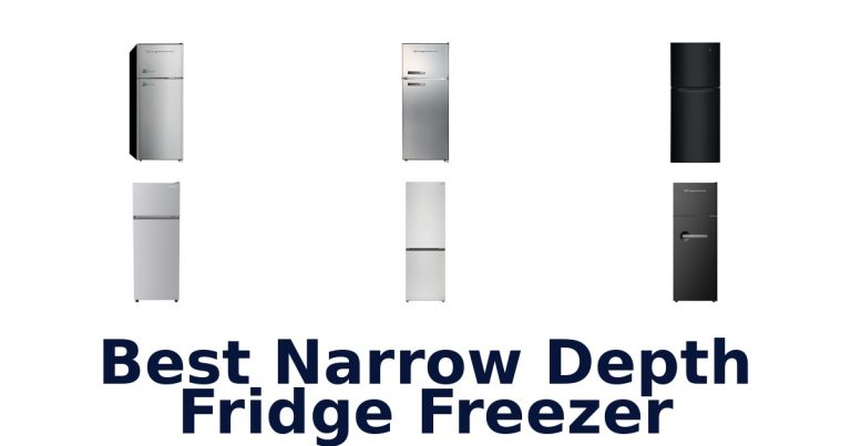 best narrow depth fridge freezer