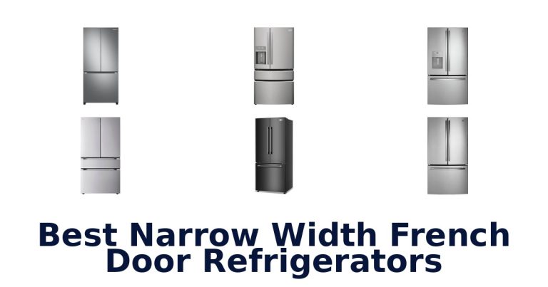 best narrow width french door refrigerators