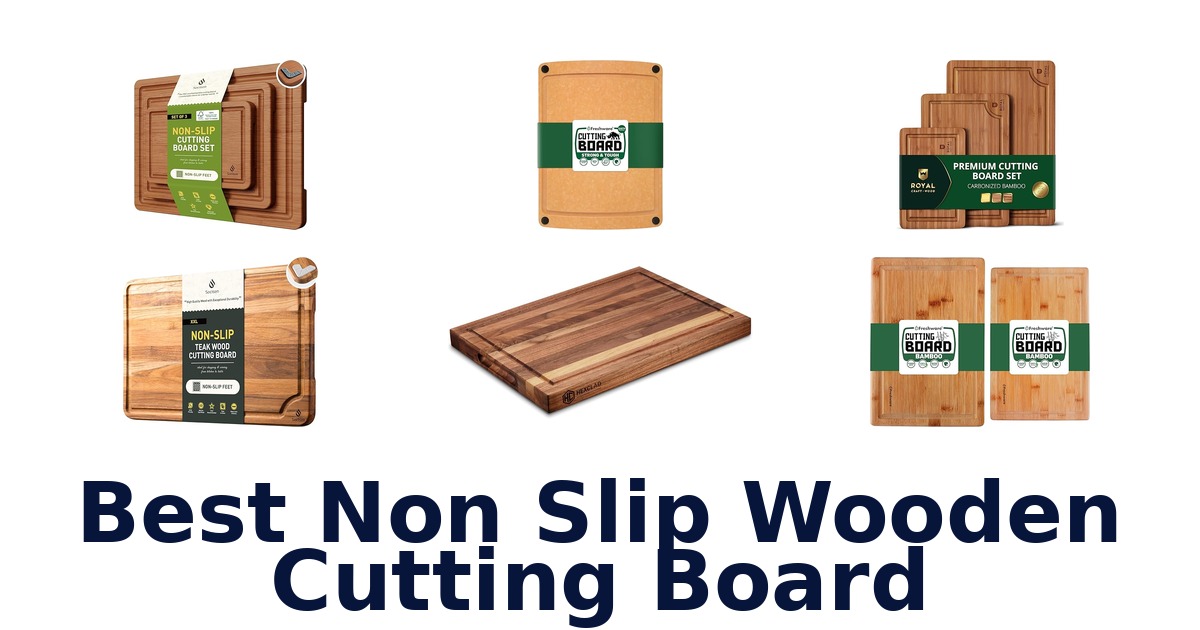 best non slip wooden cutting board