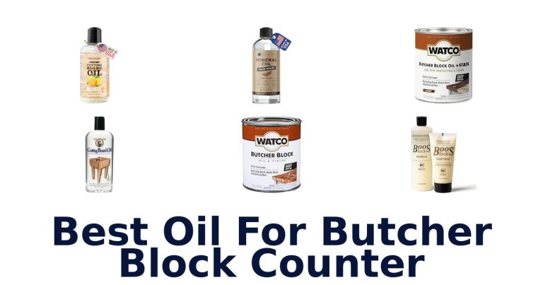 best oil for butcher block counter