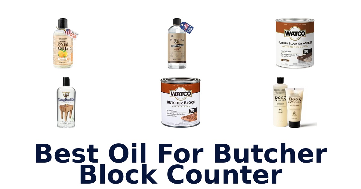 best oil for butcher block counter