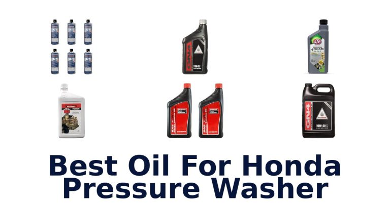 best oil for honda pressure washer