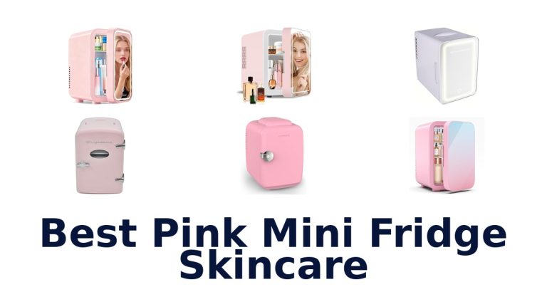 best pink mini fridge skincare