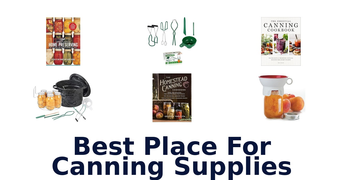 best place for canning supplies