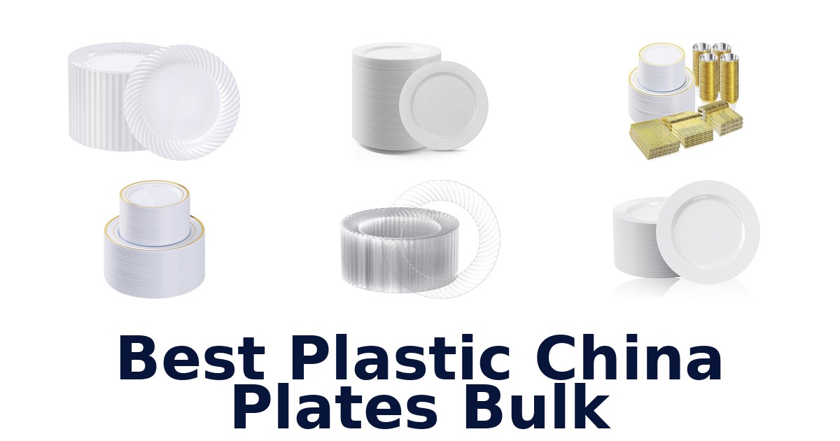best plastic china plates bulk
