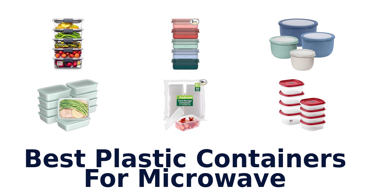 best plastic containers for microwave