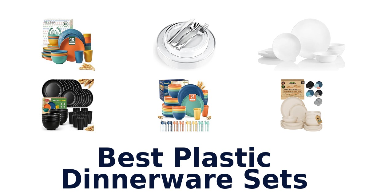 best plastic dinnerware sets
