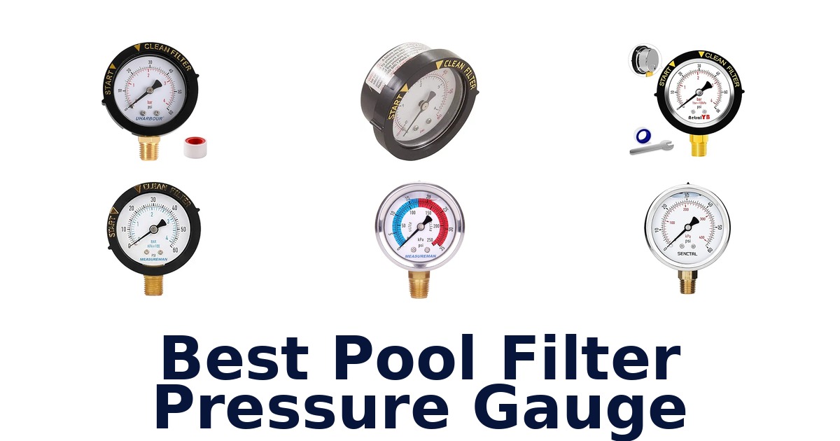 best pool filter pressure gauge