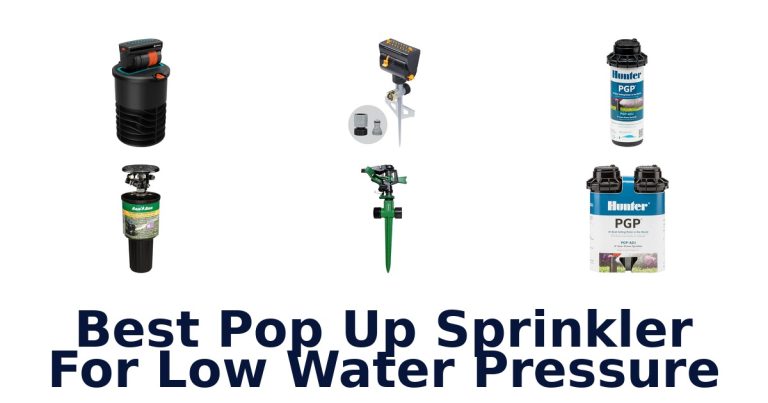 best pop up sprinkler for low water pressure