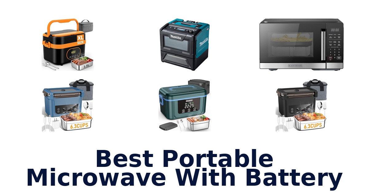 best portable microwave with battery