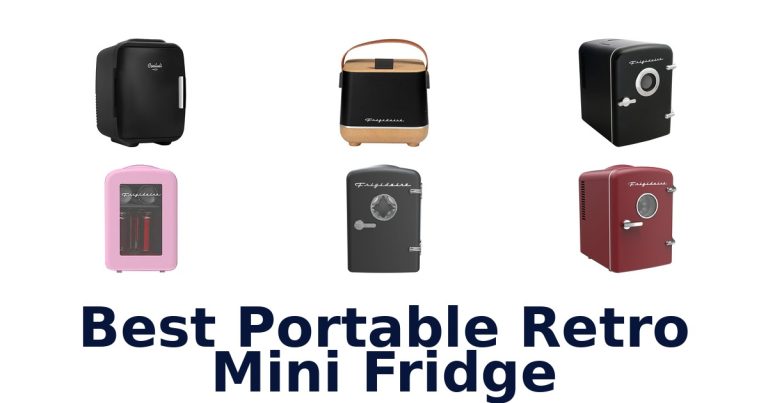 best portable retro mini fridge