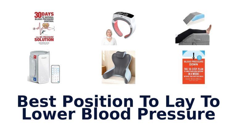 best position to lay to lower blood pressure